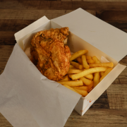 2 Pieces of Fried Chicken &amp; Chips