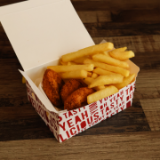 3 Terriyaki Nuggets &amp; Chips