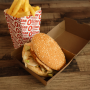 Ollies Junior Burger &amp; Chips